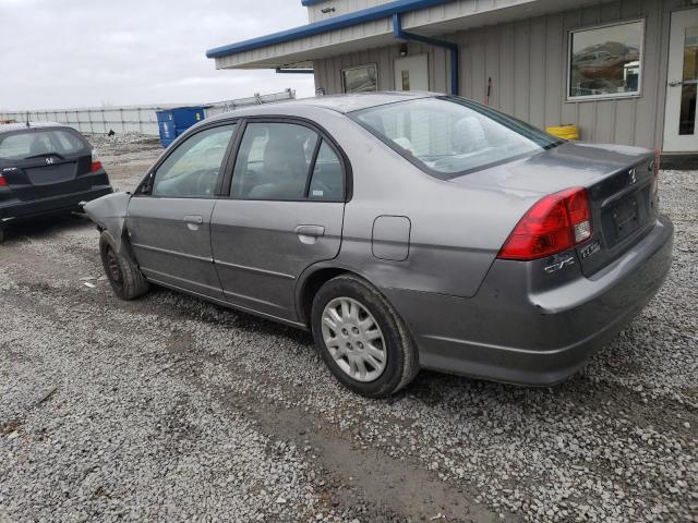 Photo 2 from auction – 2005 HONDA CIVIC with VIN 2HGES16595H552318