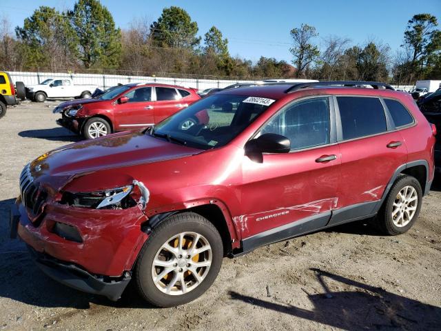 Photo 1 from auction – 2017 JEEP CHEROKEE S with VIN 1C4PJLAB0HW577567