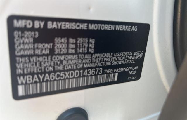 Photo 10 from auction – 2013 BMW 740 with VIN WBAYA6C5XDD143673