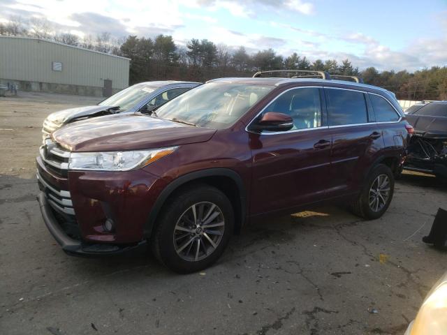 TOYOTA HIGHLANDER 2018 with VIN 5TDJZRFH0JS486478 - Photo from auction