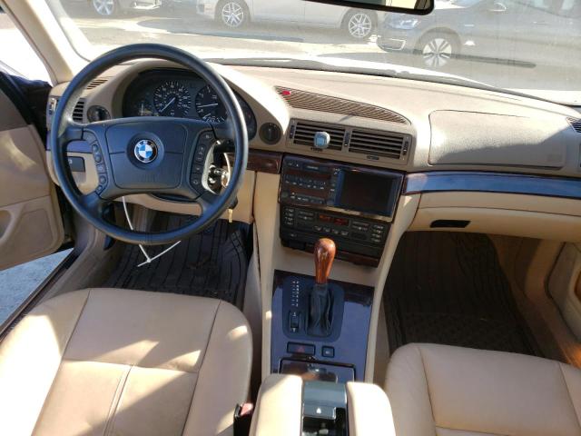 Photo 8 from auction – 2001 BMW 740 IL with VIN WBAGH83401DP21950