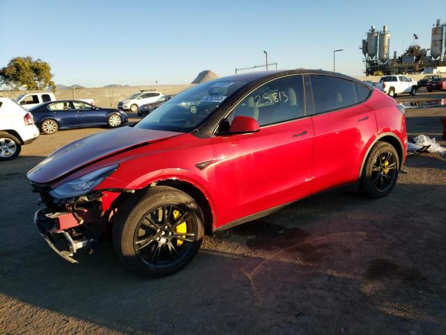 TESLA MODEL Y 2022 with VIN 7SAYGDEE7NF355706 - Photo from auction
