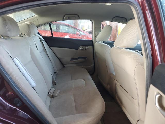 Photo 10 from auction – 2012 HONDA CIVIC LX with VIN 19XFB2F51CE078592