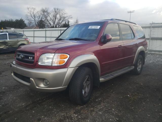 TOYOTA SEQUOIA SR 2001 z numerem VIN 5TDBT44A31S012216 - Zdjęcie z aukcji