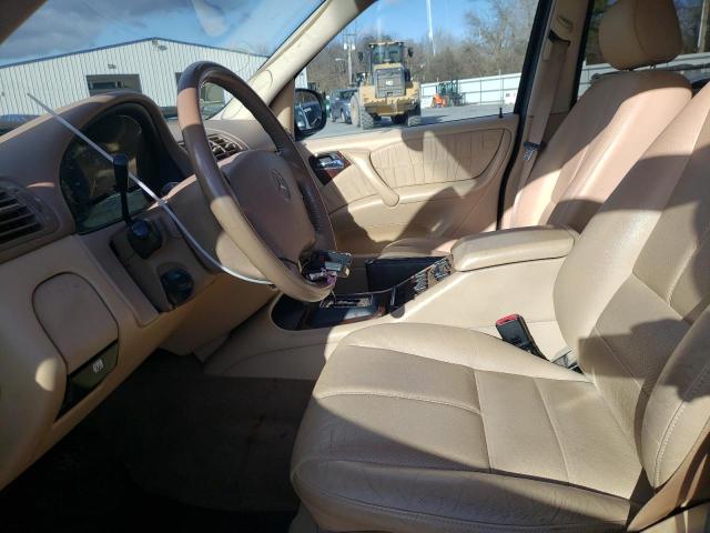 Photo 7 from auction – 2000 MERCEDES-BENZ ML 320 with VIN 4JGAB54E4YA174723