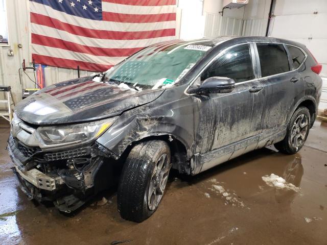 HONDA CR-V EX 2018 with VIN 7FARW2H52JE014023 - Photo from auction
