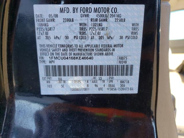 Photo 14 from auction – 2008 FORD ESCAPE LIM with VIN 1FMCU04168KE46640