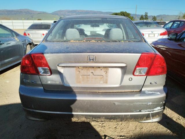 Photo 6 from auction – 2004 HONDA CIVIC LX with VIN 2HGES16534H555973