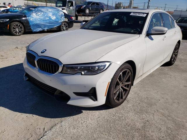 BMW 330I 2022 with VIN 3MW5R1J00N8C54012 - Photo from auction