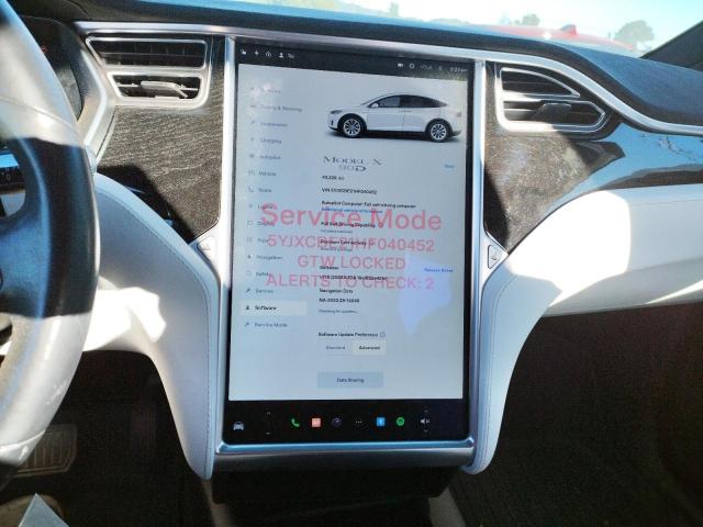 Photo 9 from auction – 2017 TESLA MODEL X with VIN 5YJXCBE21HF040452