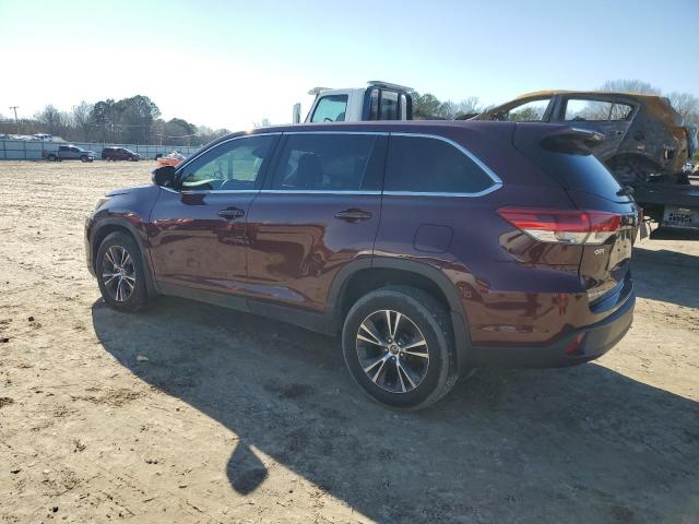 Photo 2 from auction – 2019 TOYOTA HIGHLANDER with VIN 5TDZZRFH1KS358724