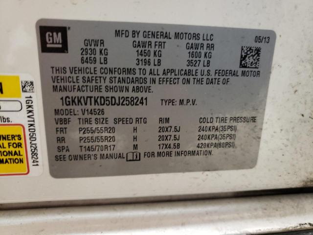 Photo 14 from auction – 2013 GMC ACADIA DEN with VIN 1GKKVTKD5DJ258241