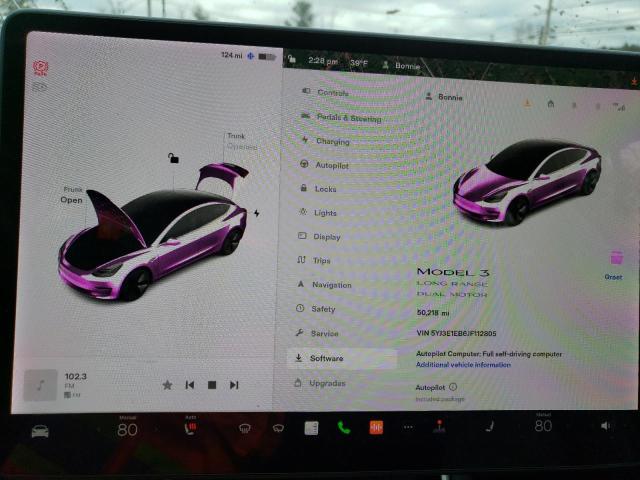 Photo 9 from auction – 2018 TESLA MODEL 3 with VIN 5YJ3E1EB6JF112805