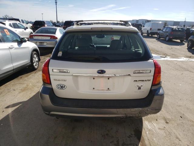 Photo 6 from auction – 2005 SUBARU LEGACY OUT with VIN 4S4BP62C256303943