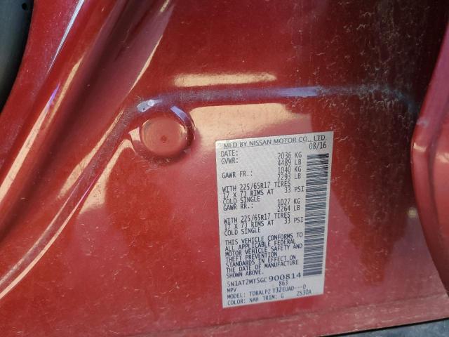 Photo 14 from auction – 2016 NISSAN ROGUE S with VIN 5N1AT2MT5GC900814