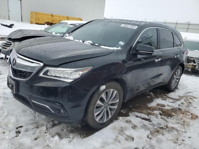 ACURA MDX TECHNO 2015 with VIN 5FRYD4H65FB012838 - Photo from auction