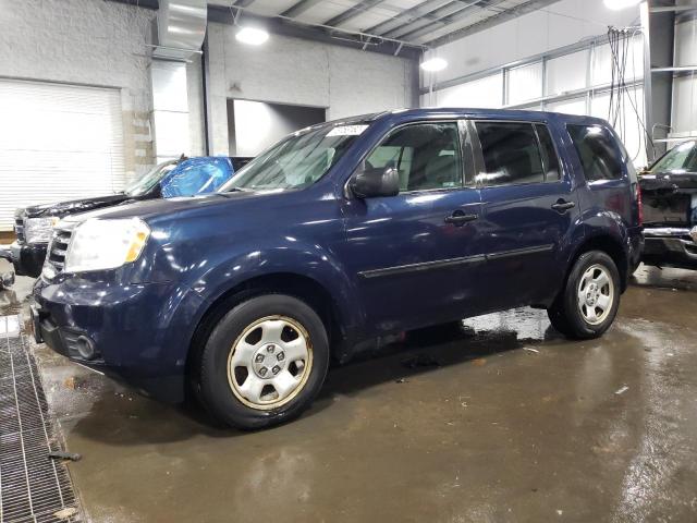 HONDA PILOT LX 2012 with VIN 5FNYF4H26CB035307 - Photo from auction