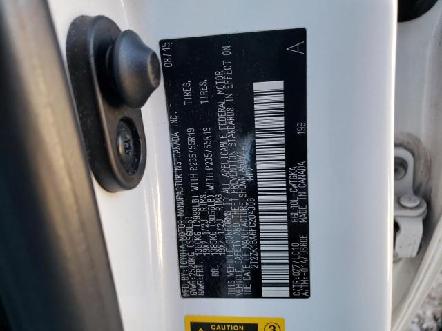 Photo 14 from auction – 2015 LEXUS RX 350 with VIN 2T2ZK1BA6FC204308