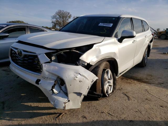 TOYOTA HIGHLANDER 2021 with VIN 5TDCZRAH7MS530030 - Photo from auction