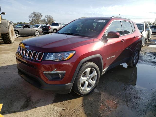 JEEP COMPASS LA 2021 with VIN 3C4NJCBB2MT548898 - Photo from auction