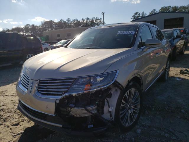 LINCOLN MKX RESERV 2017 with VIN 2LMPJ6LR5HBL47018 - Photo from auction