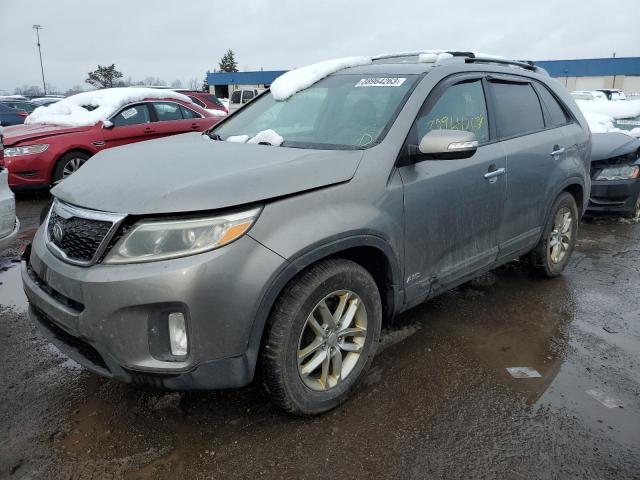 KIA SORENTO LX 2014 with VIN 5XYKTCA69EG478360 - Photo from auction