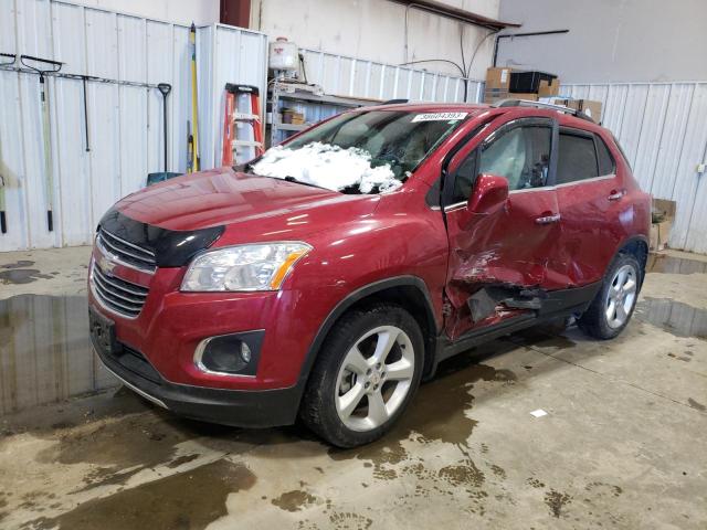 CHEVROLET TRAX LTZ 2015 with VIN KL7CJTSB4FB092296 - Photo from auction