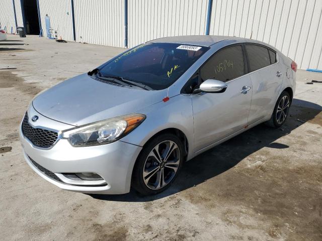 KIA FORTE EX 2014 with VIN KNAFX4A80E5105839 - Photo from auction