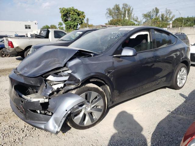 TESLA MODEL Y 2021 with VIN 5YJYGDEE0MF255765 - Photo from auction