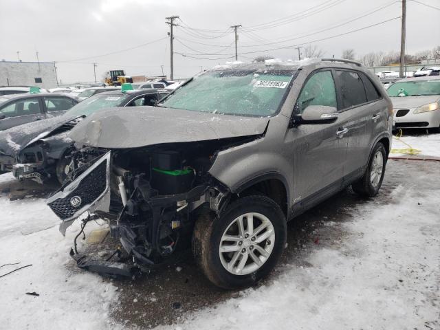 KIA SORENTO LX 2014 with VIN 5XYKTDA78EG530933 - Photo from auction