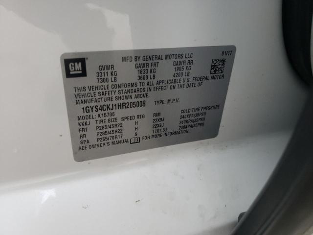Photo 14 from auction – 2017 CADILLAC ESCALADE P with VIN 1GYS4CKJ1HR205008