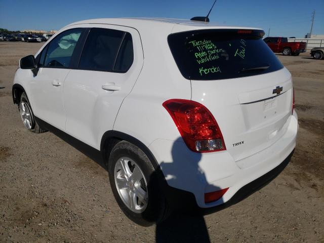 Photo 2 from auction – 2020 CHEVROLET TRAX LS with VIN KL7CJKSB4LB060812