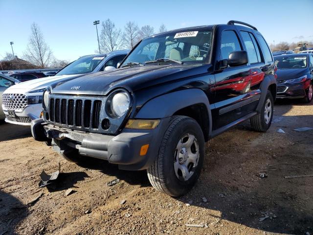 JEEP LIBERTY SP 2007 with VIN 1J4GL48K87W539339 - Photo from auction