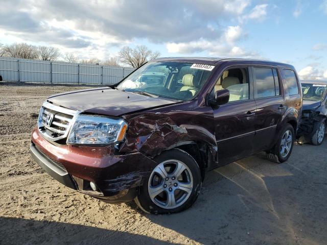 HONDA PILOT EXL 2014 with VIN 5FNYF3H50EB005369 - Photo from auction