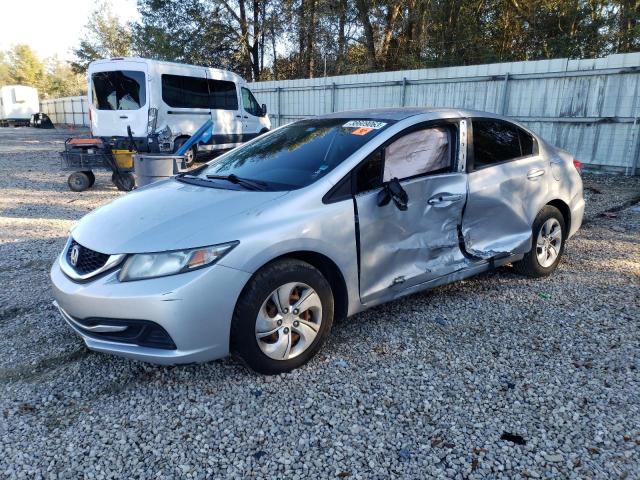 HONDA CIVIC LX 2013 with VIN 19XFB2F58DE015510 - Photo from auction