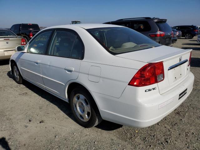 Photo 2 from auction – 2003 HONDA CIVIC HYBR with VIN JHMES956X3S025352