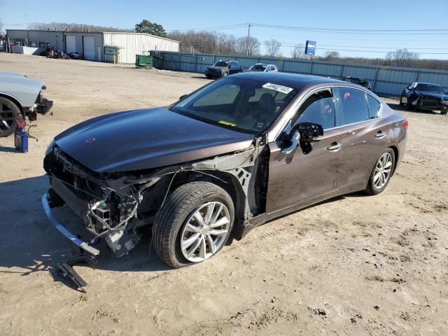 INFINITI Q50 BASE 2014 with VIN JN1BV7AP8EM673538 - Photo from auction