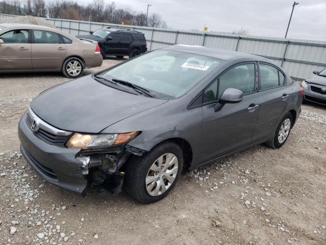 HONDA CIVIC LX 2012 with VIN 2HGFB2F59CH607843 - Photo from auction