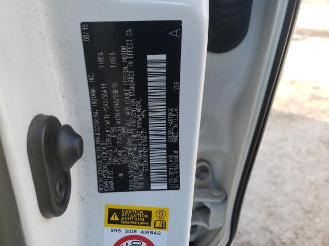 Photo 14 from auction – 2015 TOYOTA HIGHLANDER with VIN 5TDDKRFH2FS196171