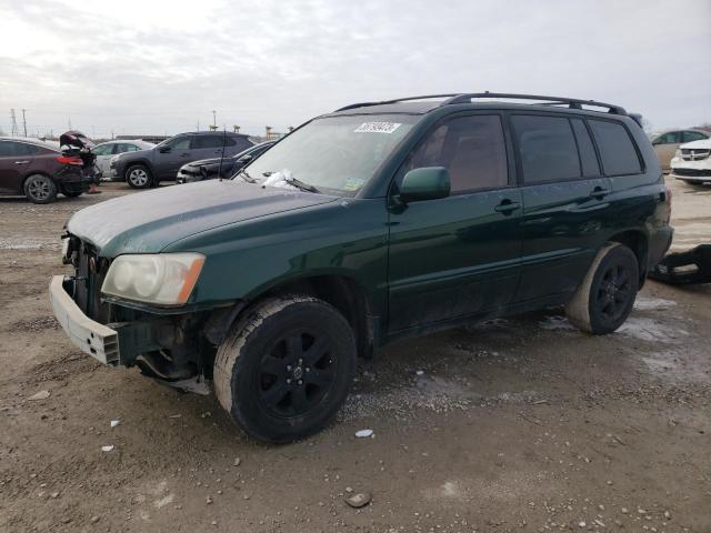 TOYOTA HIGHLANDER 2001 with VIN JTEHF21A310019370 - Photo from auction