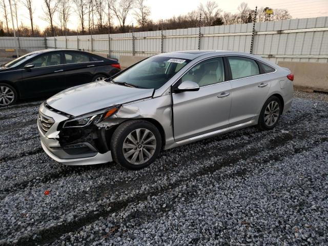 HYUNDAI SONATA SPO 2017 with VIN 5NPE34AF6HH529443 - Photo from auction