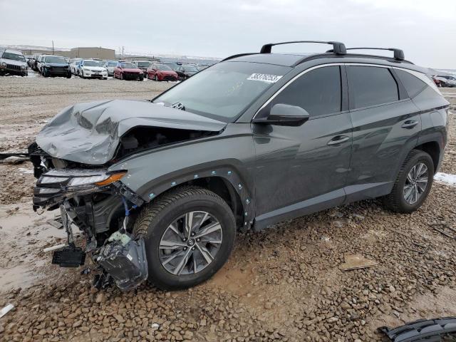 HYUNDAI TUCSON BLU 2022 with VIN KM8JBCA15NU011532 - Photo from auction