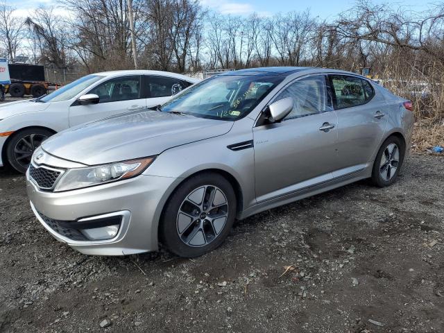 KIA OPTIMA HYB 2013 with VIN KNAGM4ADXD5049739 - Photo from auction