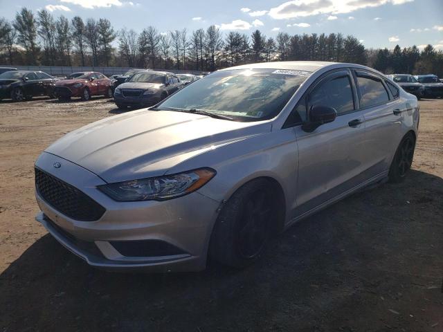 FORD FUSION SE 2017 with VIN 3FA6P0LU1HR287869 - Photo from auction