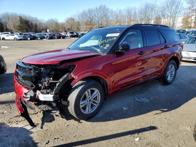 FORD EXPLORER X 2020 with VIN 1FMSK8DH5LGA08040 - Photo from auction