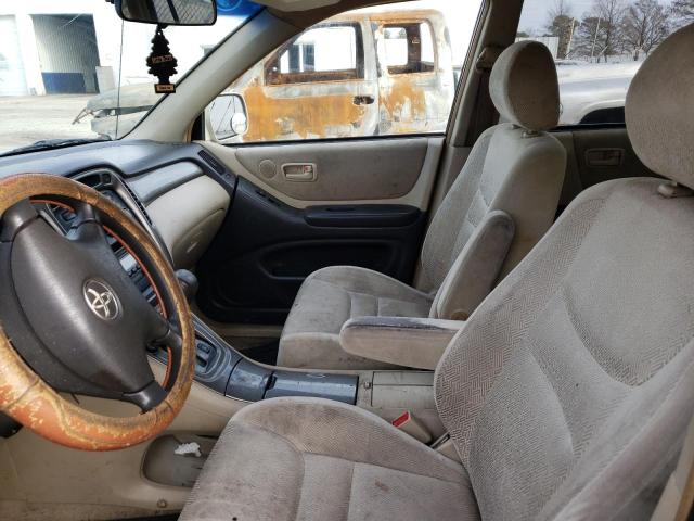 Photo 7 from auction – 2002 TOYOTA HIGHLANDER with VIN JTEHF21A120052675