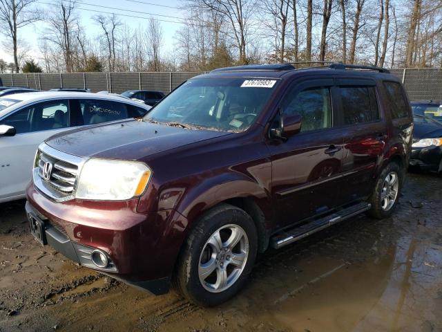HONDA PILOT EXL 2015 with VIN 5FNYF4H60FB019272 - Photo from auction