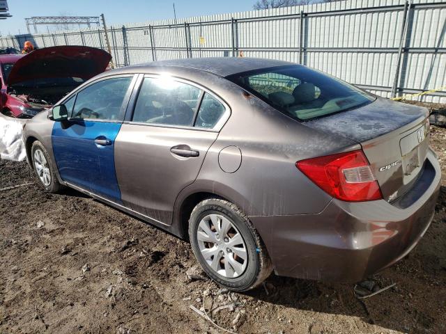 Photo 2 from auction – 2012 HONDA CIVIC LX with VIN 2HGFB2F5XCH560595