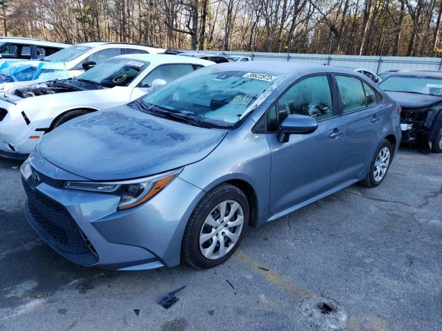 TOYOTA COROLLA LE 2020 with VIN 5YFEPRAE4LP073530 - Photo from auction