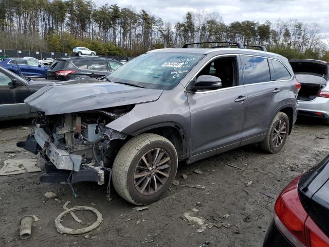 TOYOTA HIGHLANDER 2018 with VIN 5TDJZRFH9JS830390 - Photo from auction